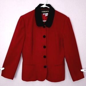 Casablanca Vintage Jacket Pure New Wool Blazer